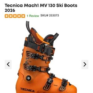 Tecnica Mach1 MV 130 Orange Ski Boots
